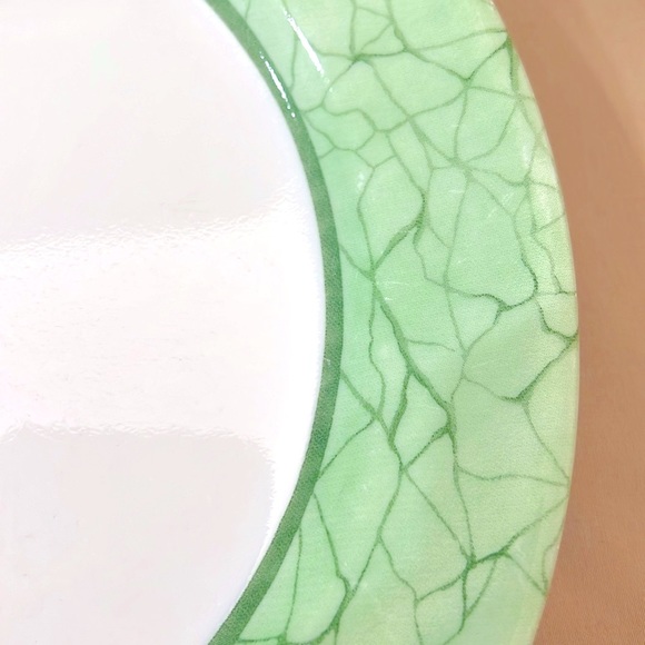 5 PC CORELLE Dinner Plates 10" Floral Heart by Corning USA A1241 - Picture 4 of 5